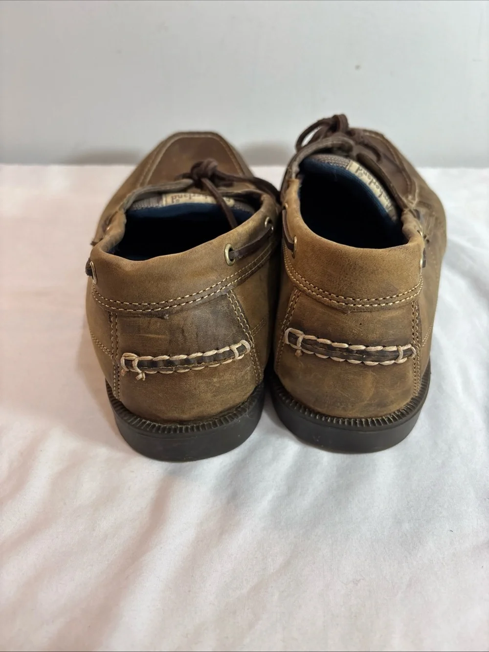 Timberland Men's Brown Leather Boat Shoes. 9/5